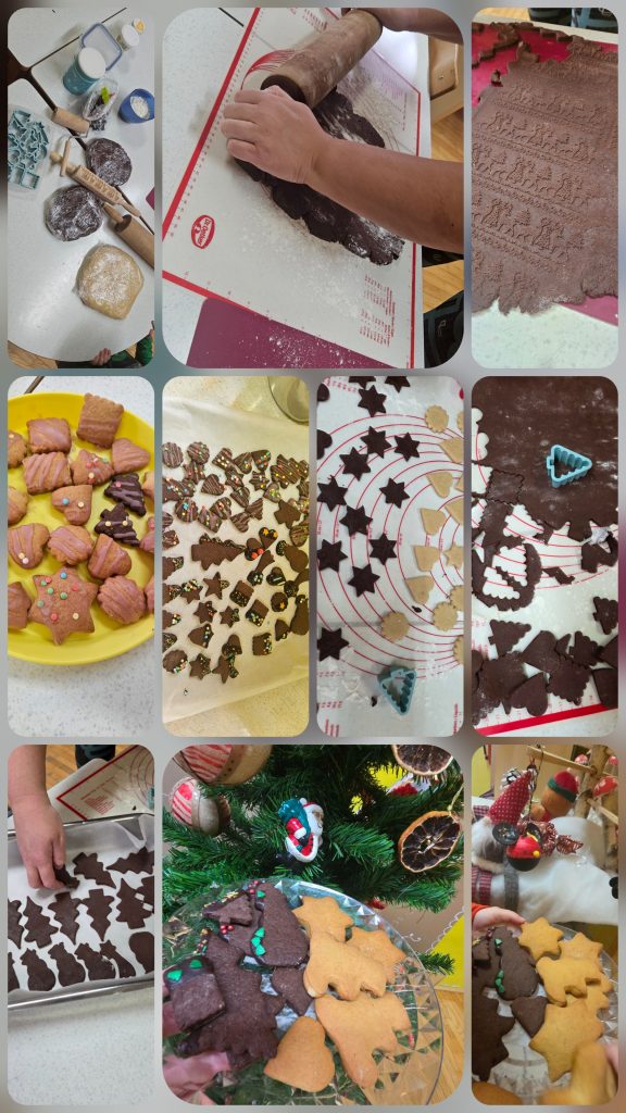 praznična peka piškotov