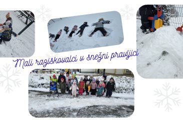 Mali raziskovalci v snežni pravljici